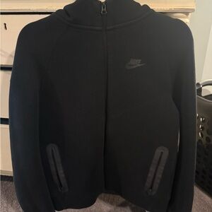 Nike TECH Black Zip-Up Hoodie